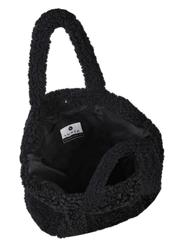 LUHTA Schultertasche "Oravisalo" in Schwarz - (B)32 x (H)30 x (T)18 cm