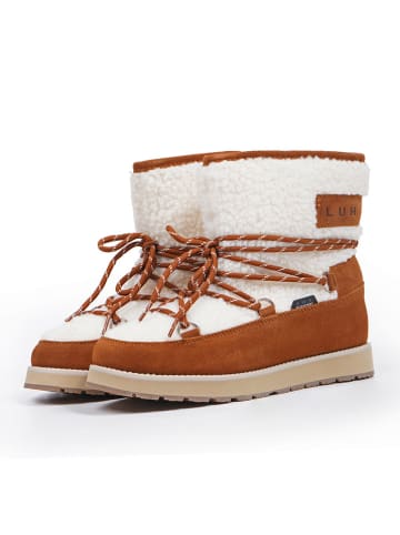 LUHTA Winterboots "Nauttiva" in Weiß/ Hellbraun