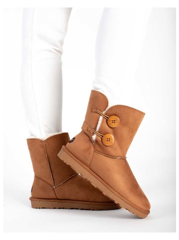 Blackfield Winterboots "Lola" in Hellbraun