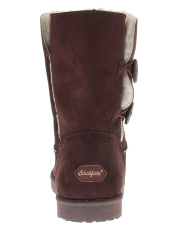 Blackfield Botki zimowe "Lola" w kolorze ciemnobrązowym