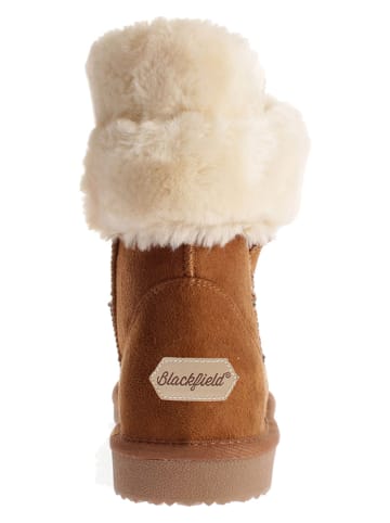 Blackfield Botki zimowe "Barbara" w kolorze jasnobrązowym
