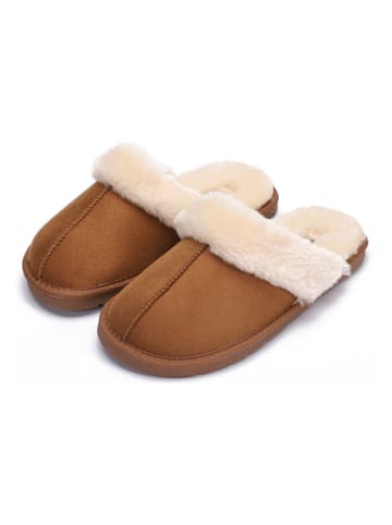 Blackfield Pantoffels "Emilija" lichtbruin