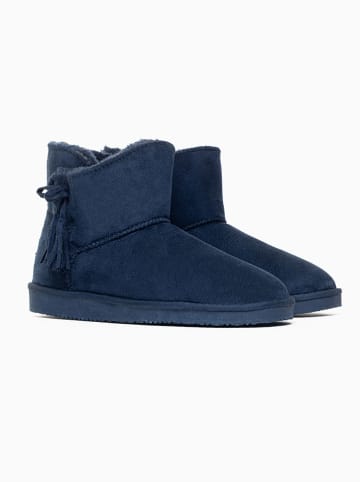 Blackfield Winterboots "Curry" donkerblauw