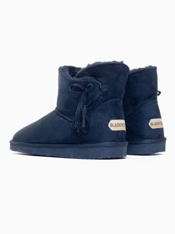 Blackfield Winterboots "Curry" donkerblauw