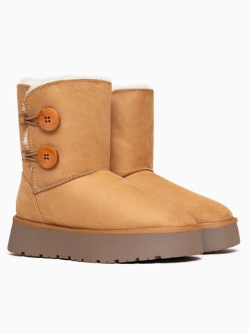 Blackfield Winterstiefel "Lola" in Hellbraun