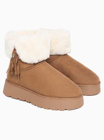 Blackfield Winterboots "Clary" in Hellbraun