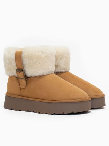 Blackfield Winterboots "Afton" in Hellbraun