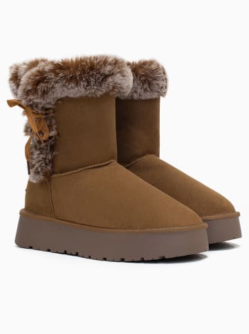 Blackfield Kozaki zimowe "Coma" w kolorze brązowym