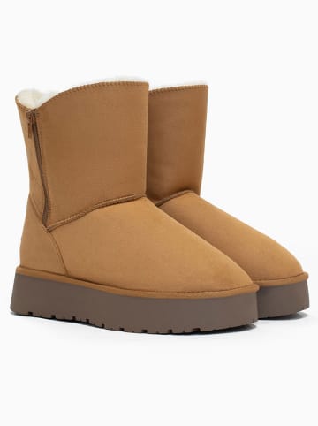 Blackfield Winterstiefel "Lena" in Hellbraun
