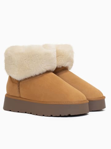 Blackfield Winterboots "Olivia" in Hellbraun