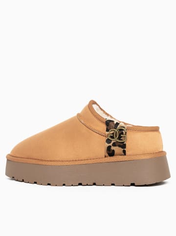 Blackfield Pantoffels "Edila" lichtbruin