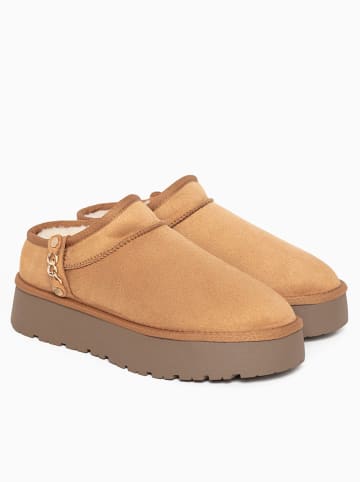 Blackfield Hausschuhe "Ediala" in Hellbraun