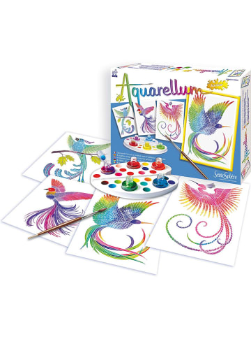 SentoSphere Tekenset "Aquarellum - Junior Paradijsvogels" - vanaf 7 jaar