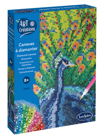 SentoSphere Creativiteitsset "Strass-steentjes - Pauw" - vanaf 8 jaar