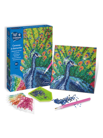 SentoSphere Creativiteitsset "Strass-steentjes - Pauw" - vanaf 8 jaar