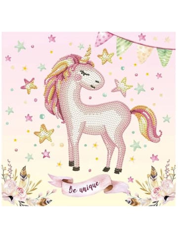 DIAMOND DOTZ Kreativset "Diamond Painting Einhorn be unique" - ab 6 Jahren