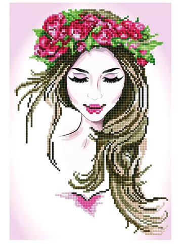 DIAMOND DOTZ Kreativset "Diamond Painting Blumenhaarschmuck" - ab 14 Jahren