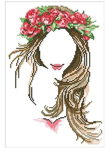 DIAMOND DOTZ Creativiteitsset "Diamond Painting Haaraccessoires met bloemen" - vanaf 14 jaar