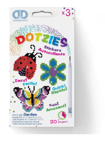 DOTZIES® Creativiteitsset "Diamond Painting Sticker Garten" - vanaf 6 jaar