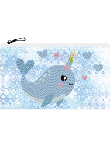 DOTZIES® Creativiteitsset "Diamond Painting Etui Narwal" - vanaf 6 jaar