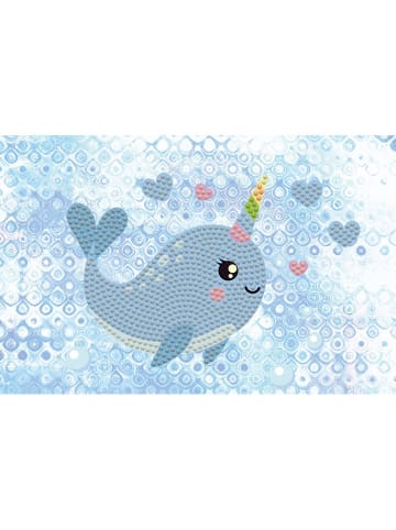 DOTZIES® Creativiteitsset "Diamond Painting Etui Narwal" - vanaf 6 jaar