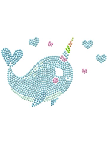 DOTZIES® Creativiteitsset "Diamond Painting Etui Narwal" - vanaf 6 jaar