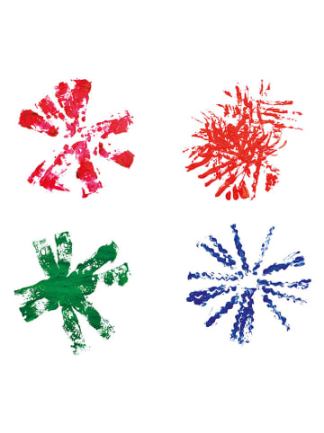 BLS 4er-Set: Kreativpinsel "B" in Bunt