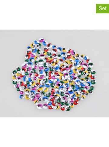 GOWI 200-delige set: wiebeloogjes meerkleurig