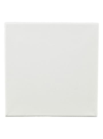 GOWI Płótno w kolorze białym - 21 x 21 cm