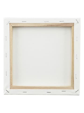 GOWI Płótno w kolorze białym - 21 x 21 cm