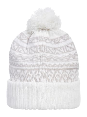 Icepeak Gebreide muts "Hull" beige/wit