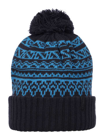 Icepeak Strickmütze "Hull" in Blau/ Schwarz