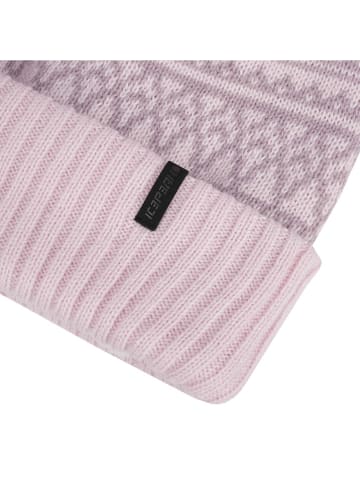 Icepeak Gebreide muts "Hull" lichtroze