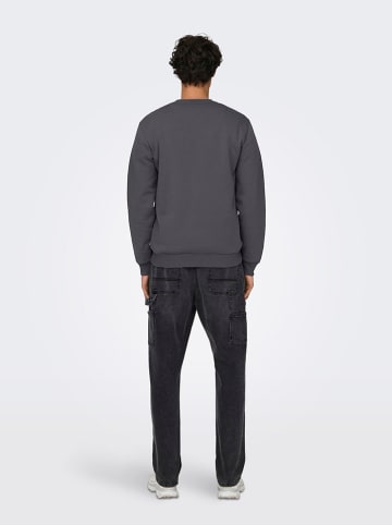ONLY & SONS Sweatshirt "Ceres" in Dunkelgrau