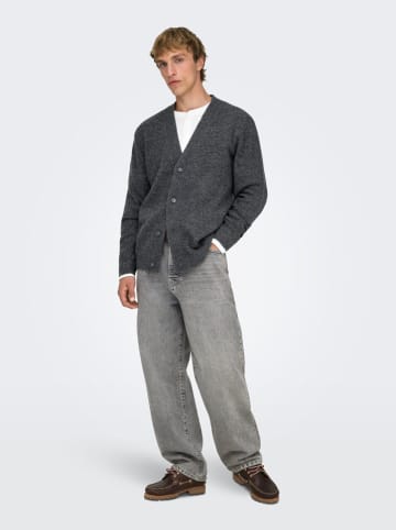 ONLY & SONS Vest "Ray" grijs