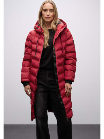 Street One Doorgestikte mantel rood