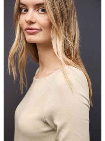 Street One Koszulka w kolorze beżowym