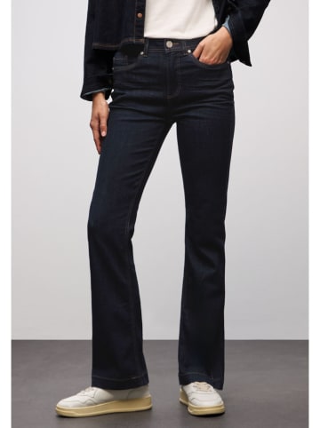 Street One Spijkerbroek - bootcut fit - donkerblauw