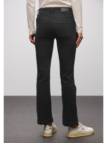 Street One Spijkerbroek - bootcut fit - zwart