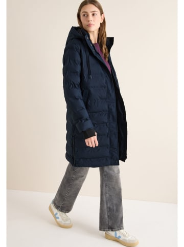 Cecil Płaszcz pikowany w kolorze granatowym