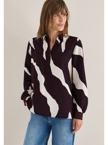 Cecil Blouse paars/crème