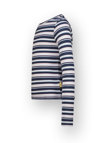 Vingino Koszulka w kolorze granatowo-białym