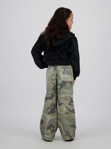 Vingino Sweatjacke in Schwarz/ Dunkelblau