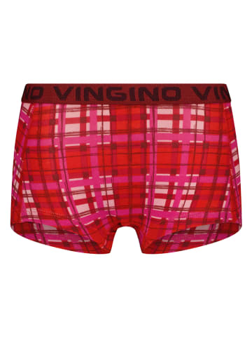 Vingino 5er-Set: Pantys in Rot/ Lila