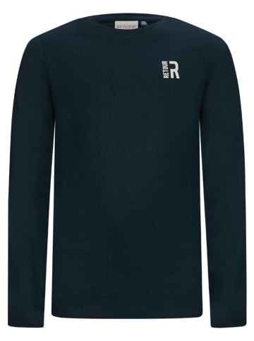 Retour Longsleeve "Vidar" donkerblauw