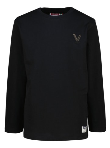 Vingino 2er-Set: Longsleeves in Grün/ Schwarz