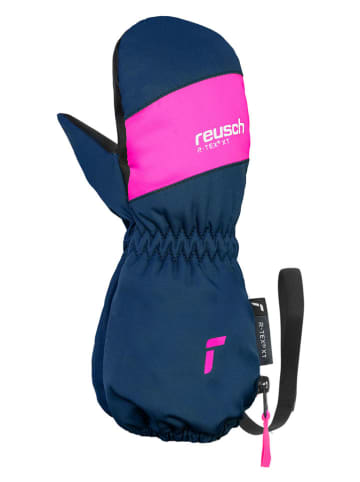 Reusch Rękawiczki narciarskie "Cliff R-TEX® XT" w kolorze granatowo-różowym