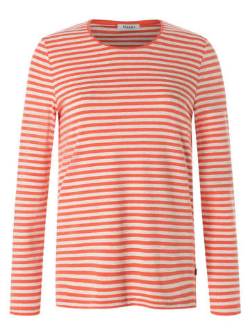 Maerz Muenchen Longsleeve in Orange/ Weiß