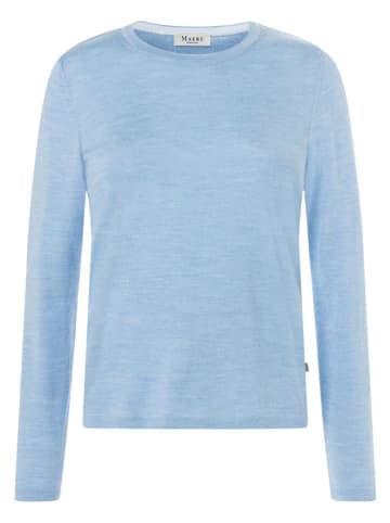 Maerz Muenchen Wollpullover in Hellblau
