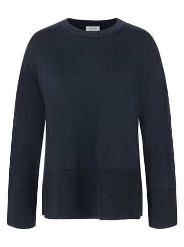 Maerz Muenchen Wollpullover in Dunkelblau